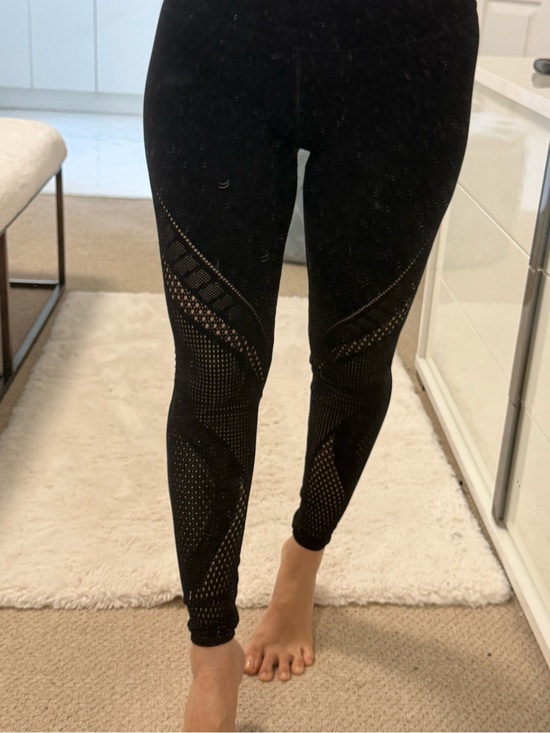 lululemon athletica Pants - lululemon athletica Black High-Waist Perforated Leggings